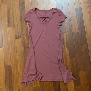 Plum color dress